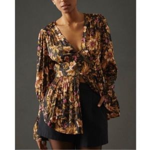 *By Anthropologie Deep V Tunic